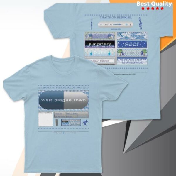 Diggers Factory Store Merch PlagueTown Light Blue T-Shirt