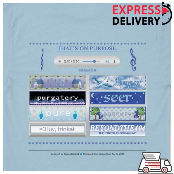 Diggers Factory Store Merch PlagueTown Light Blue T-Shirt