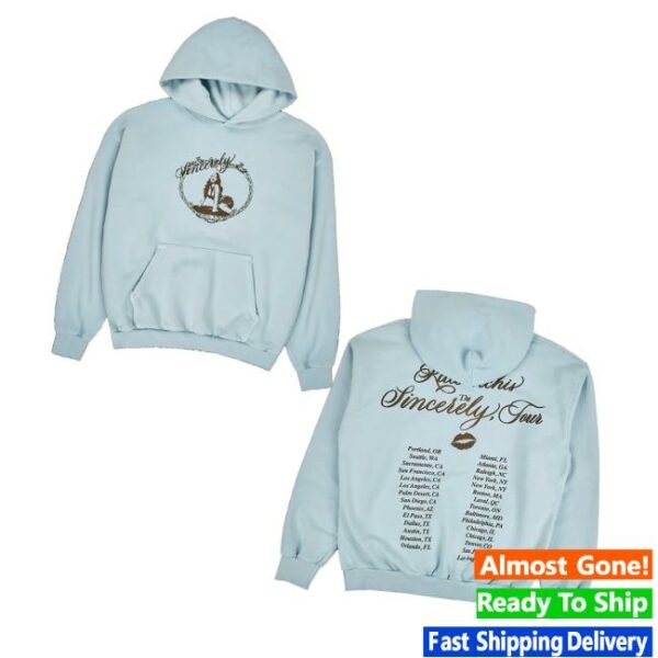 Kali Uchis Shop Merch Sincerely Tour Date Back Hoodie