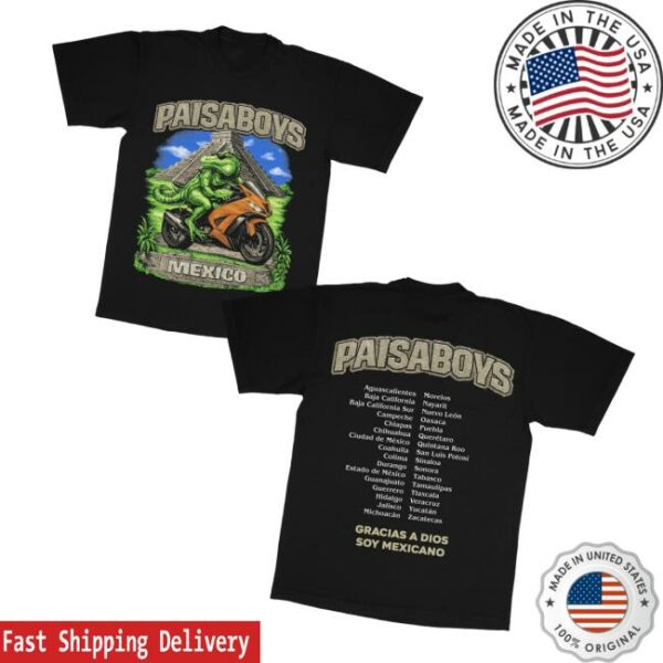 Paisaboys Merch Store Gracias A Dios T-Shirt