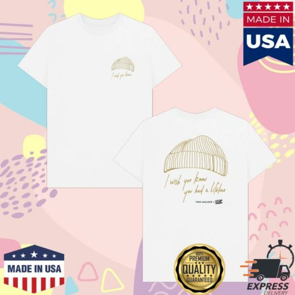 Calm Store Merch Tom Walker X Calm Lifelines T-Shirt