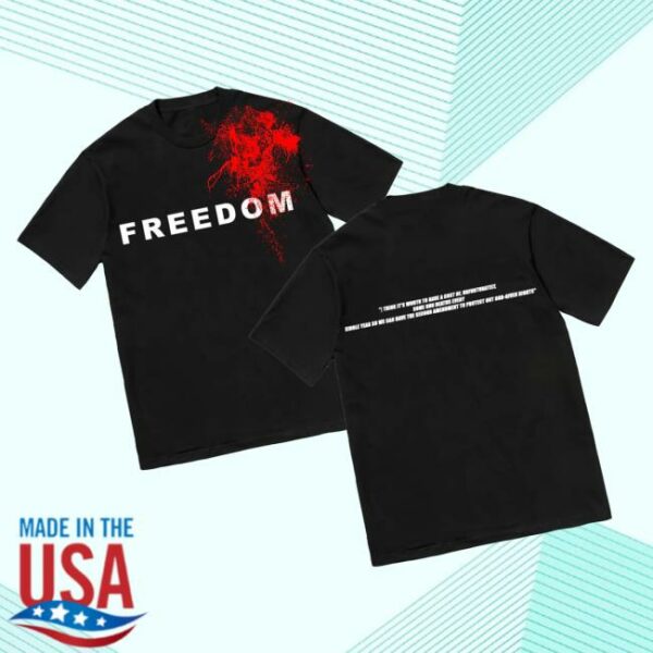 Section 8 Official Merch Store Freedom Black Shirt