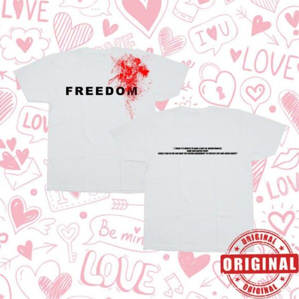 Section 8 Official Merch Store Freedom White Shirt