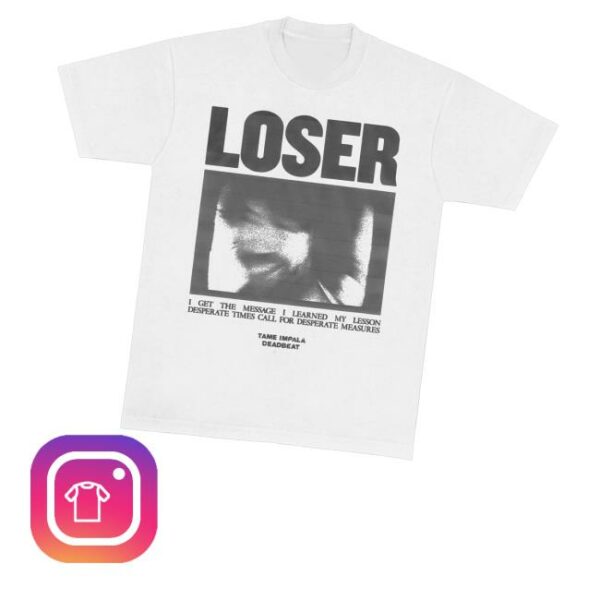 Tame Impala Store Merch Deadbeat Loser T-Shirt