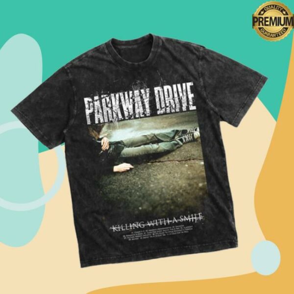 Flagship Apparel Store Merch Parkway Drive Killing With A Smile T-Shirt