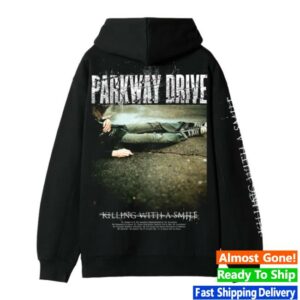 Flagship Apparel Store Merch Parkway Drive Kiling With A Smile Pullover Hoodie
