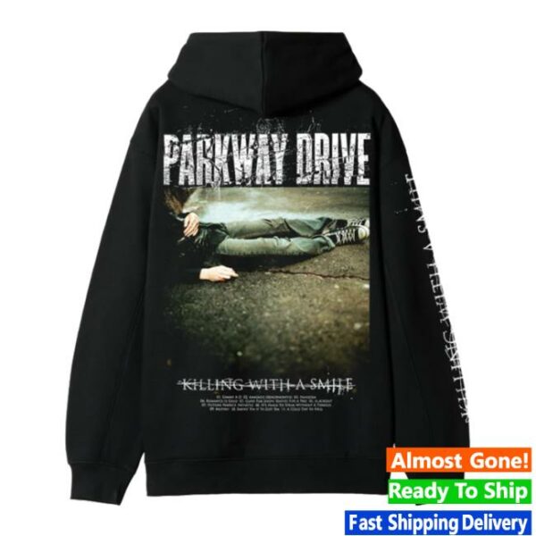 Flagship Apparel Store Merch Parkway Drive Kiling With A Smile Pullover Hoodie