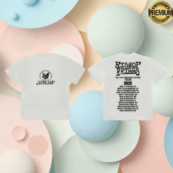 Bishop Briggs Store Merch Scream Date Back Tee