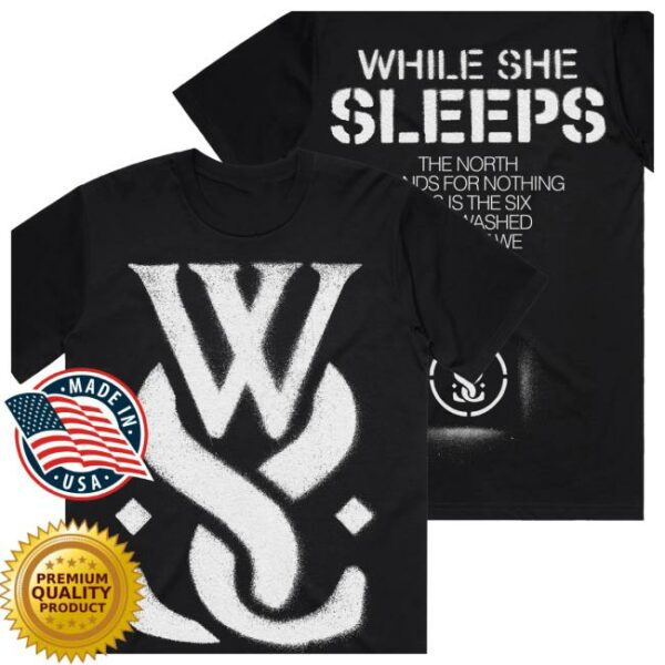 Whileshesleeps Store Merch Discog Emblem T-Shirt