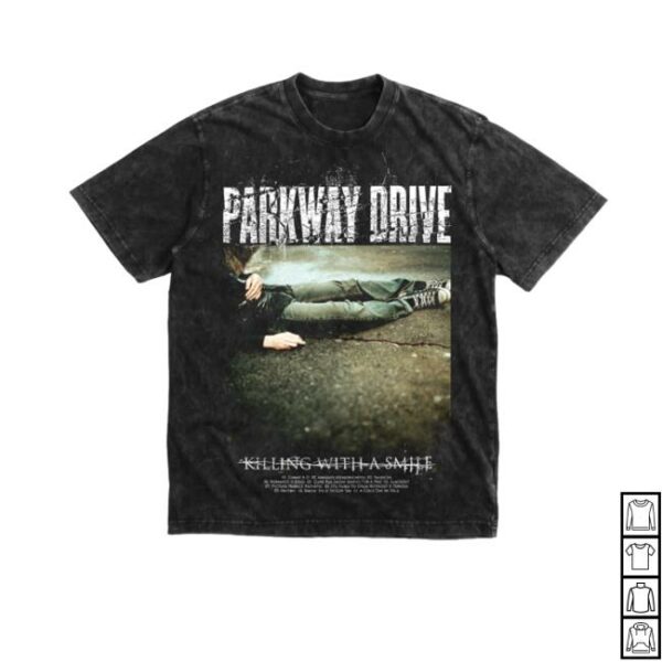 Parkway Drive Rock Merch Store Killing With A Smile T-Shirt