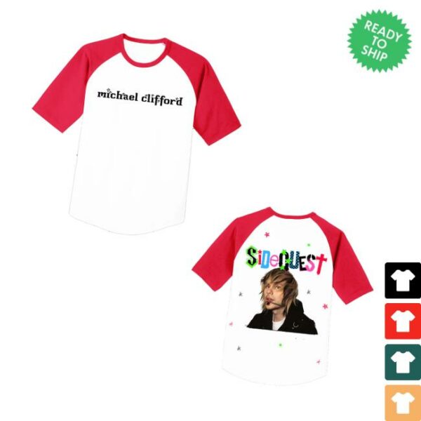Michael Clifford Shop Merch Sidequest Raglan Tee