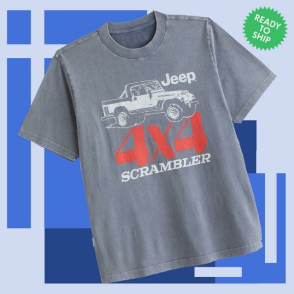 Abercrombie Merch Store Jeep Vintage-Inspired Graphic Tee