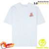 Four Amsterdam Merch Store Casablanca Blades Printed Oversized T-Shirt In Pale Blue