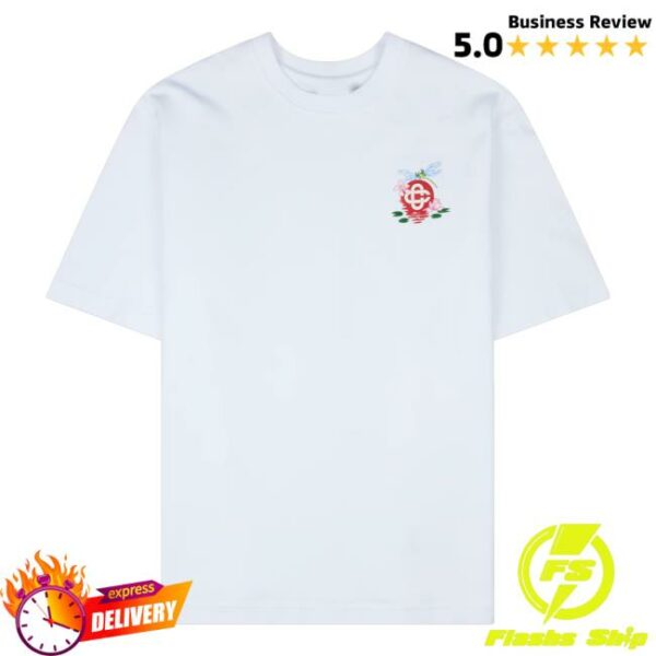 Four Amsterdam Merch Store Casablanca Dragonfly Logo T-Shirt In White