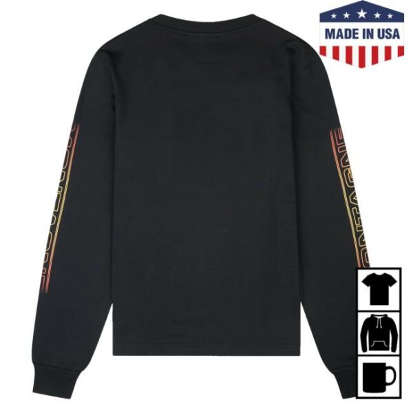 Four Amsterdam Merch Store Casablanca Ski Printed Long-Sleeve T-Shirt In Black