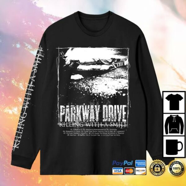 Parkway Drive Rock Store Merch Killing With A Smile Longsleeve T-Shirt