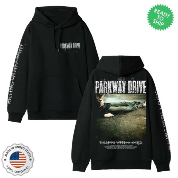 Parkway Drive Rock Merch Store Killing With A Smile Pullover Hoodie
