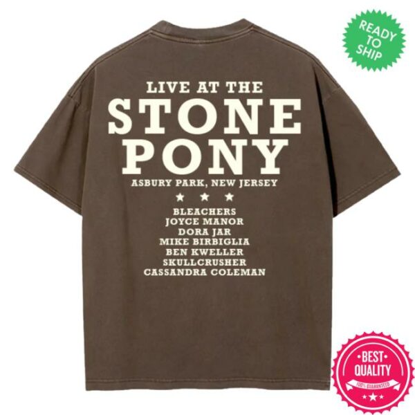 Bleachers Music Store Merch Sotc 2025 Brown T-Shirt
