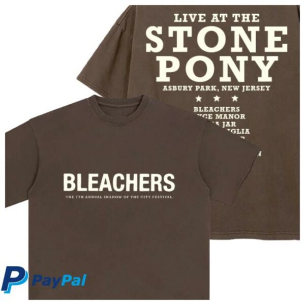 Bleachers Music Store Merch Sotc 2025 Brown T-Shirt