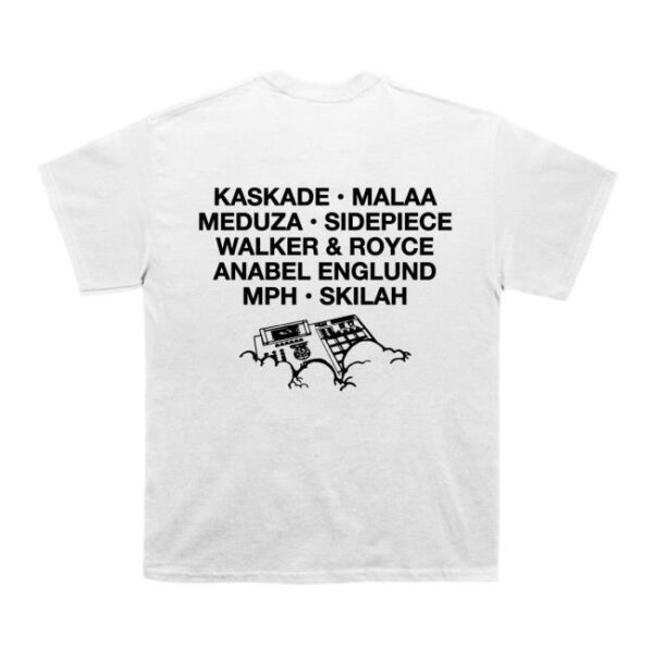 Shop Kaskade Store Merch Sunsoaked Line Up Tee