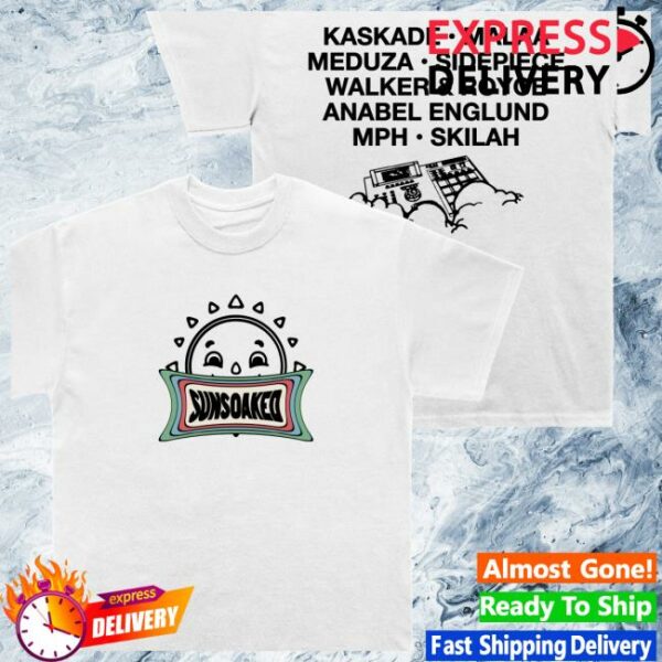 Shop Kaskade Store Merch Sunsoaked Line Up Tee