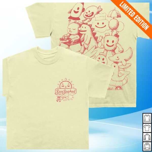 Shop Kaskade Store Merch Sunsoaked Character Sketch Tee