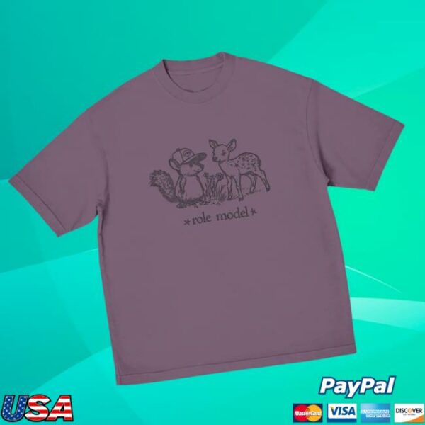 Hey Role Model Store Merch Plum Tour Tee