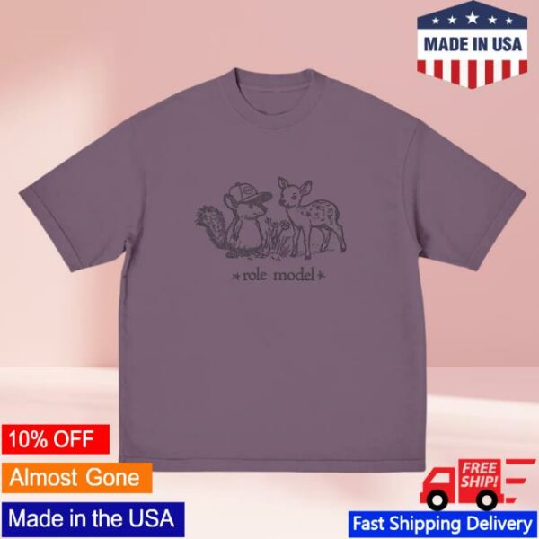 Hey Role Model Store Merch Plum Tour Tee