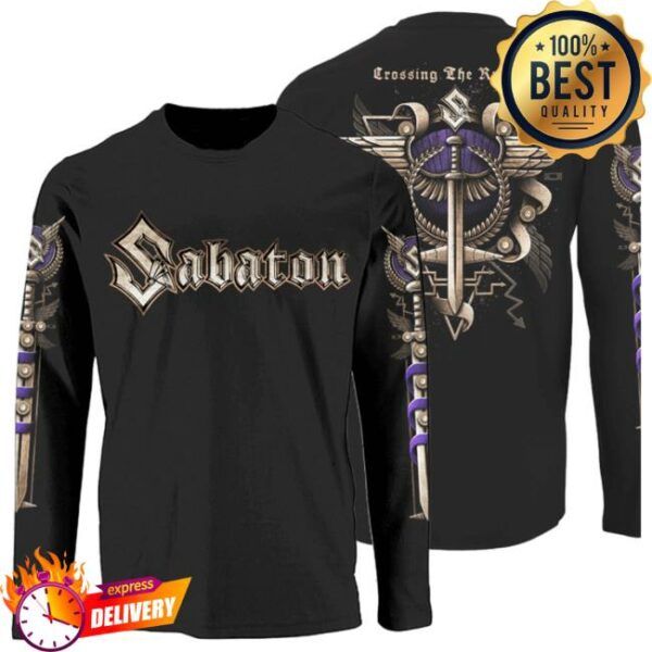 Sabaton Store Merch Crossing The Rubicon Long Sleeve