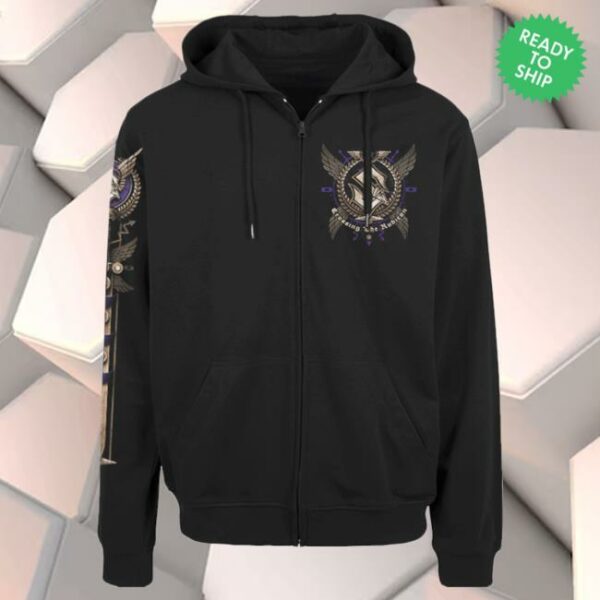 Sabaton Store Merch Crossing The Rubicon Zip Hoodie