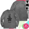 kenny royel otis store merch meet me in the car grey bunny north american tour long sleeve t shirt wwd