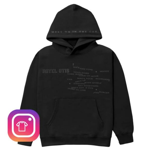Royel Otis Store Merch Meet Me In The Car North American Tour Hoodie