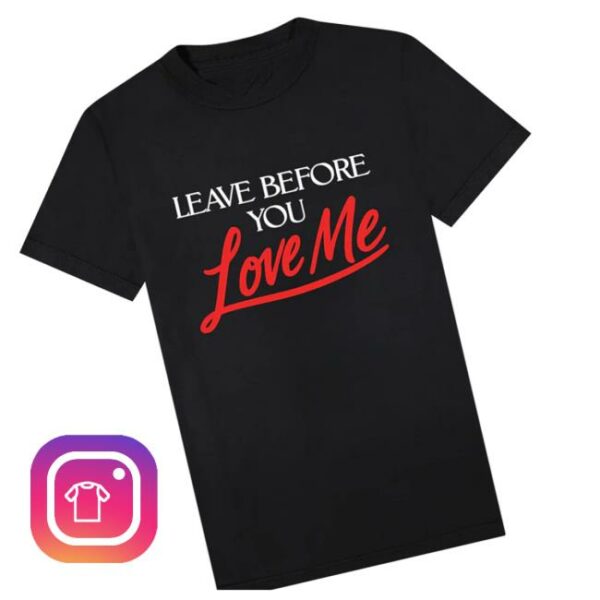 Marshmello Music Store Merch Leave Before You Love Me T-Shirt