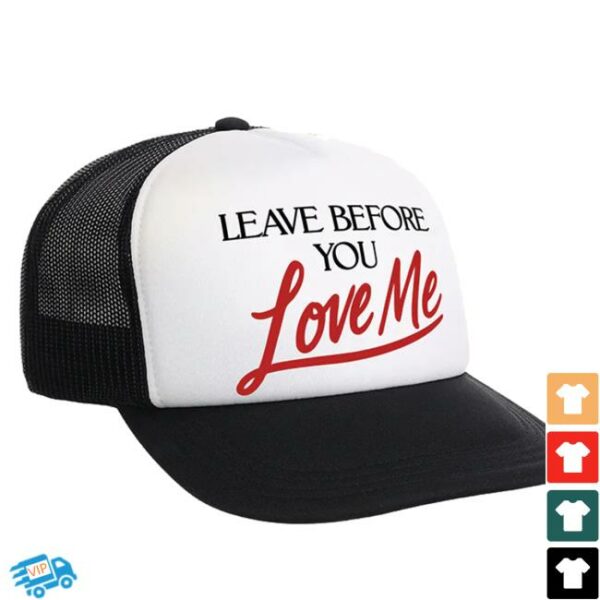 Marshmello Music Store Merch Leave Before You Love Me Trucker Hat