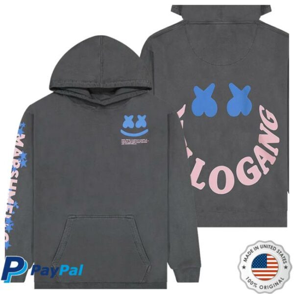 Marshmello Music Store Merch All Stars Puff Hoodie