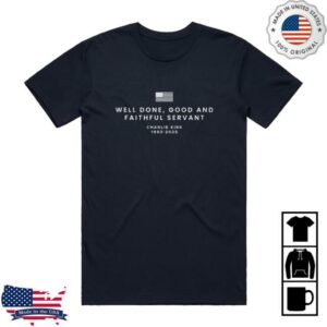 Tpusa Merch Store Faithful Servant Memorial Tee