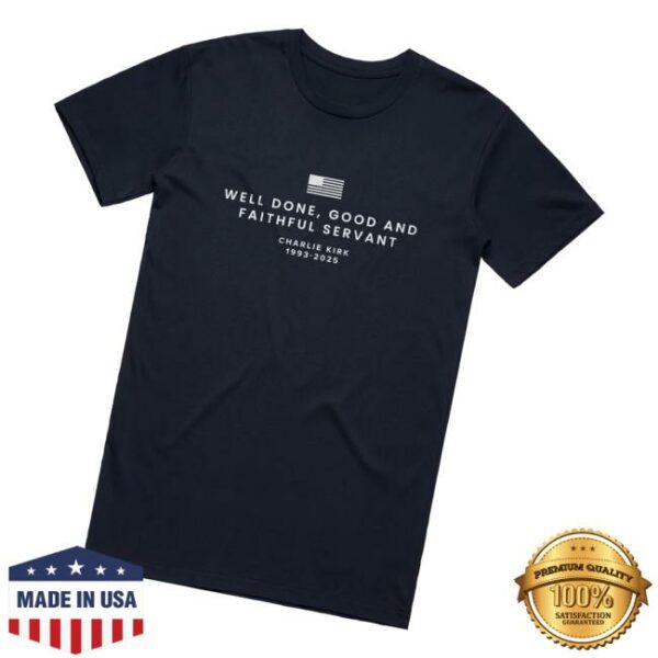 Tpusa Merch Store Faithful Servant Memorial Tee