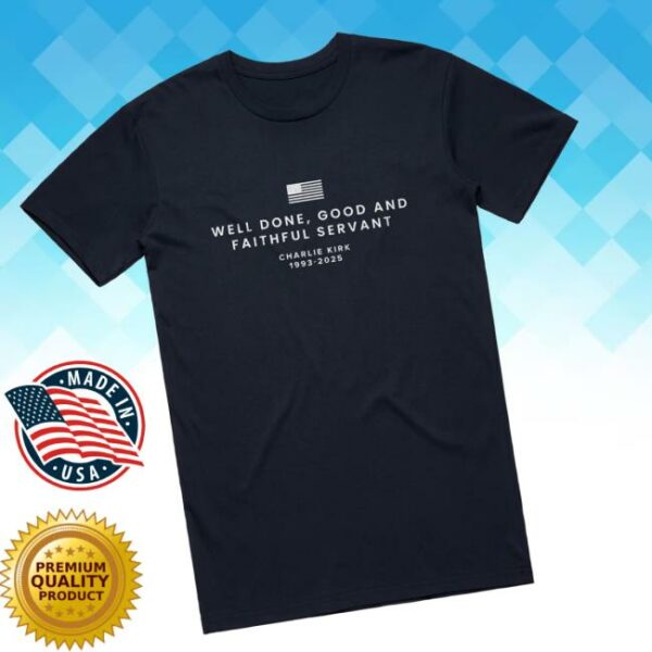 Tpusa Merch Store Merch Faithful Servant Memorial Tee