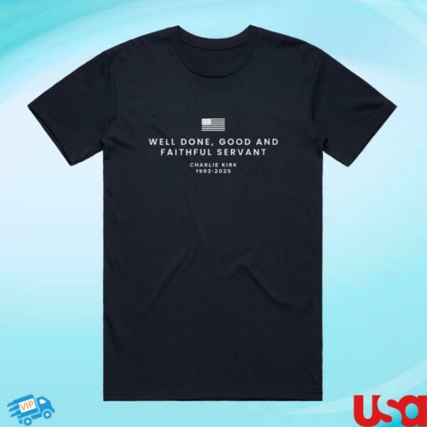 Tpusa Merch Store Merch Faithful Servant Memorial Tee