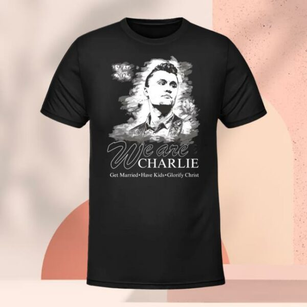 Theofficertatum Store Merch Shop We Are Charlie Commemorative T-Shirt