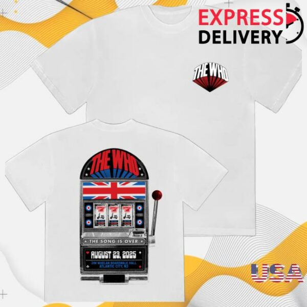 The Who Store Merch Atlantic City, Nj 2025 T-Shirt