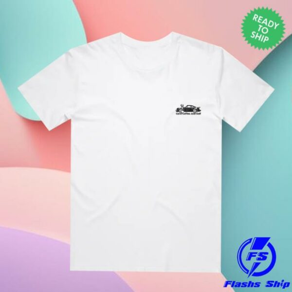 Devereux Golf Store Merch Cars Coffee And Golf White Tee