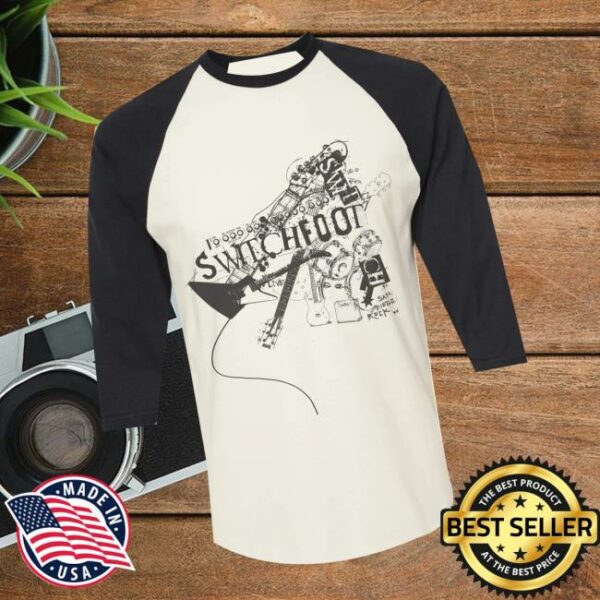 Switchfoot Store Merch Guitar Raglan Tee