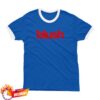 kenny kevin abstract store merch blush logo ringer tee