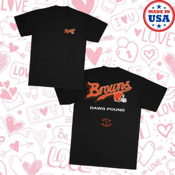 Born Raised Merch Store Born X Raised Browns Pro Script Tee