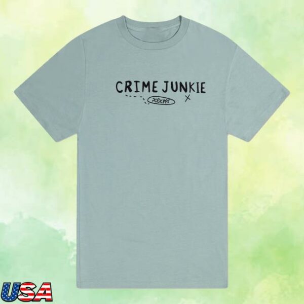 Audiochuck Merch Crime Junkie Bwbrsa Scribble Tee