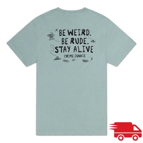 Audiochuck Merch Crime Junkie Bwbrsa Scribble Tee