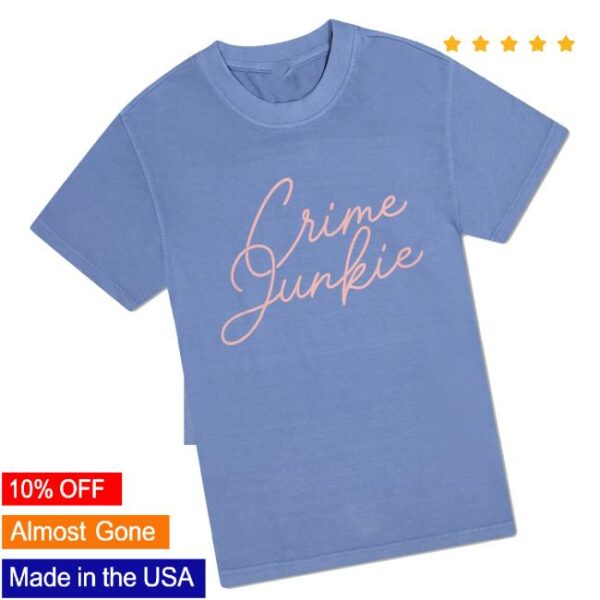 Audiochuck Merch Store Crime Junkie Script Tee