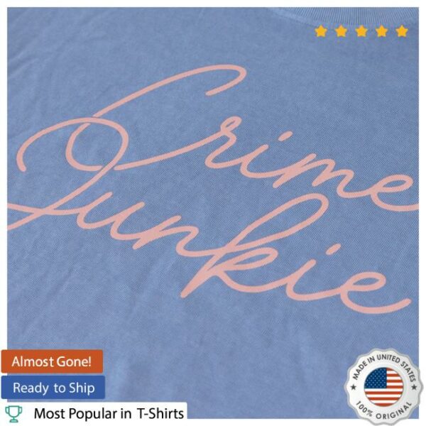 Audiochuck Merch Store Crime Junkie Script Tee