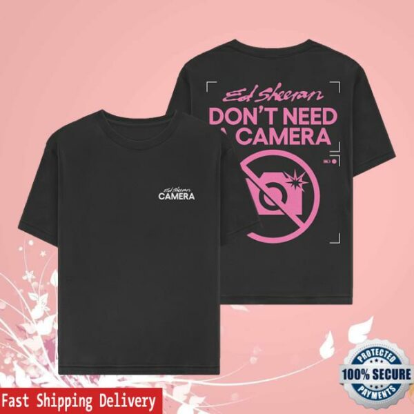 Ed Sheeran Merch Store Camera T-Shirt